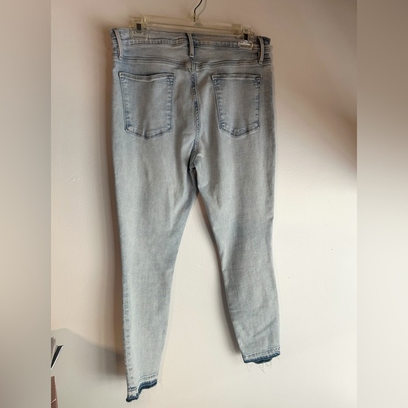 Frame light wash le‎ high skinny crop jeans 32 - Picture 4 of 5
